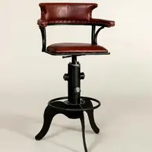 Скандинавское креативное вращающееся кресло. Стул в европейском стиле. Американский барный стул. 02