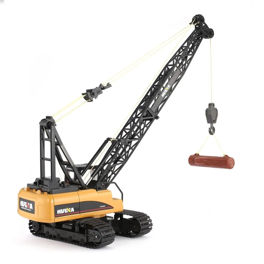 HUINA 1572 15ch RC кран из сплава 1/14 2 4 ГГц инженерный передвижной фиксированный стрела