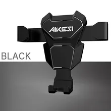 Гравитационное автомобильное крепление Универсальный с вентиляционными отверстиями держатель сотового телефона для iPhone Samsung LG HTC и других смартфонов устройств-вращение на 360 градусов