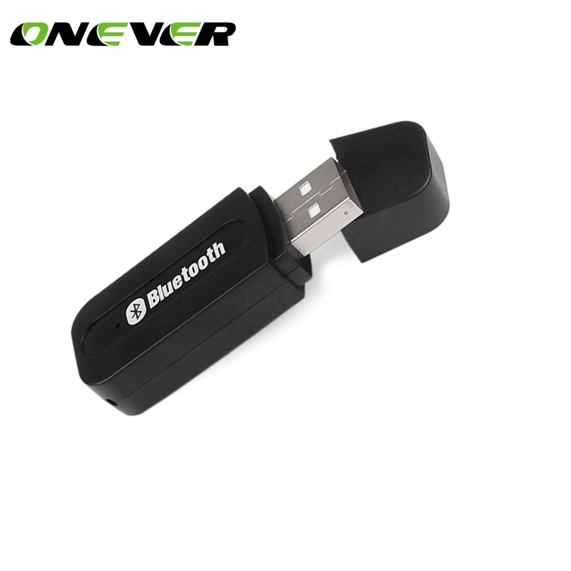 

USB Car Bluetooth Adapter Audio Music Receiver Dongle 3.5mm Port Auto AUX Streaming A2DP Kit for Speaker Phone Headphone