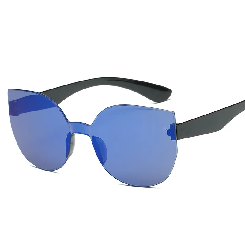 Fashion Square Rimless Sunglasses Women Vintage Brand Designer Coating Sun Glasses UV400brand