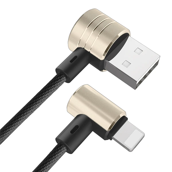 Baseus T type Cable(Side insert) For iPhone 2.1A High Speed Data
