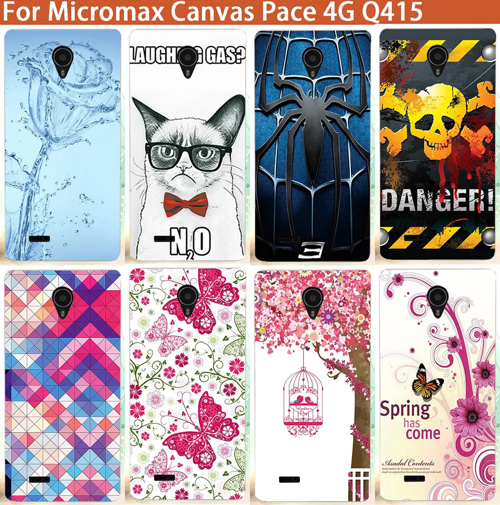 Чехол для Micromax Canvas Pace 4G Q415 высокое качество модный дизайн цветные рисунки|case for