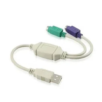 

100pcs/lot Free Shipping Cable Adapters USB To PS2 Mouse Keyboard Converter Cable New CL081,shipped by Fedex