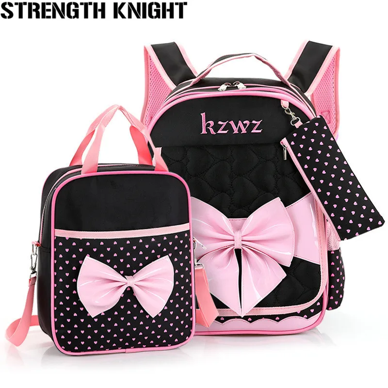 

Lovely Bow Mochilas Schoolbags Children School Bags For Girls Backpack Kid Bag Girl School book Bag Gift Bags