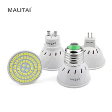 1 шт. Светодиодный прожектор лампы GU10 MR16 E27, 5 Вт, 7 Вт, 9 Вт, светодиодный Лампа 220V 48 светодиодный 60 светодиодный 80 светодиодный Кухня коридор Лестницы балкона освещение