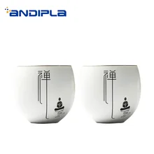 2 шт./лот в китайском стиле керамический мл 130 чай Кружка с ручной росписью узор фарфор Малый ча чаши посуда для напитков Tieguanyin чашки