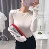 Shintimes Sexy Shirt Women T-Shirt Long Sleeve Korean Style Slim Basic Elasticity Tshirt Top Vogue Womens Clothing T Shirt Femme ► Photo 2/6