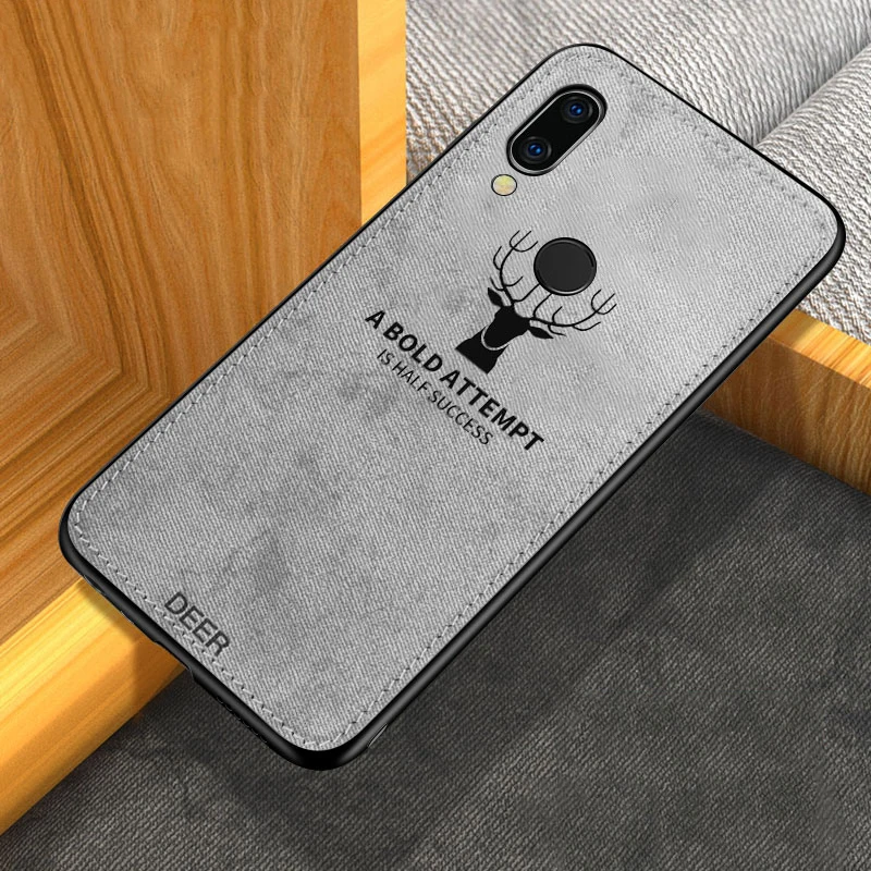 

For Meizu Note 9 Case Cloth Distressed Hard Back Cover For Meizu Note 8 Note9 Note8 Phone Cases Soft Frame Fabric Fundas