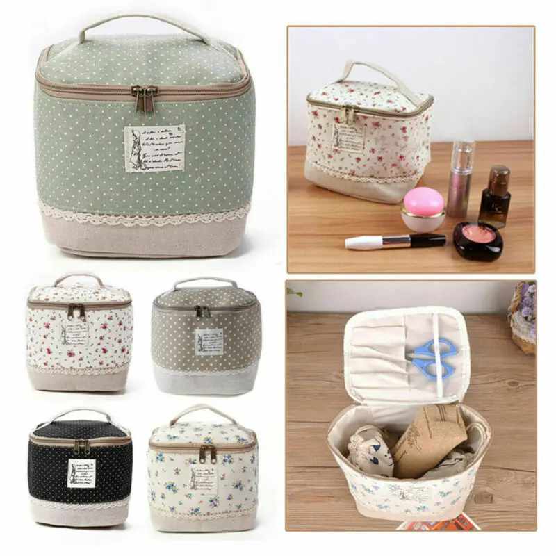 

New Women Large Capacity Professional Cosmetic Makeup Travel Toiletry Bag Pouch Organizer Handbag Case Storage Bag