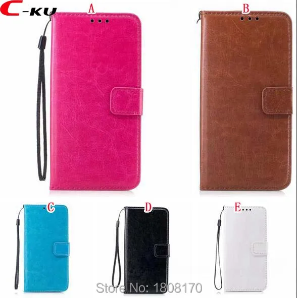 Кожаный чехол-кошелек C-ku Crazy Horse для Redmi 5 5A 4A 4X NOTE4 NOTE Xiaomi 5X 6X цветной Чехол-книжка с