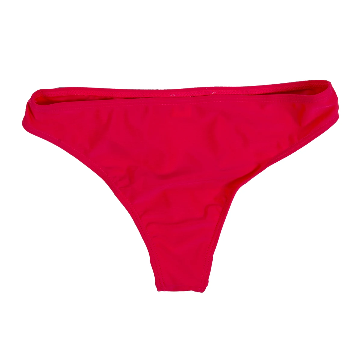 Сексуальные женские бикини стринги трусики бразильские V Cheeky Ruched Semi купальники пляжные раздельные - Цвет: Red