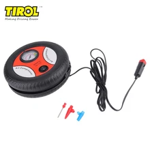 Cars MiniTIROL Inflatable Pump Electric Tyre Pressure Monitor Compressor PortablePSI 12V Air Pumping Tire Bike Motor Ball