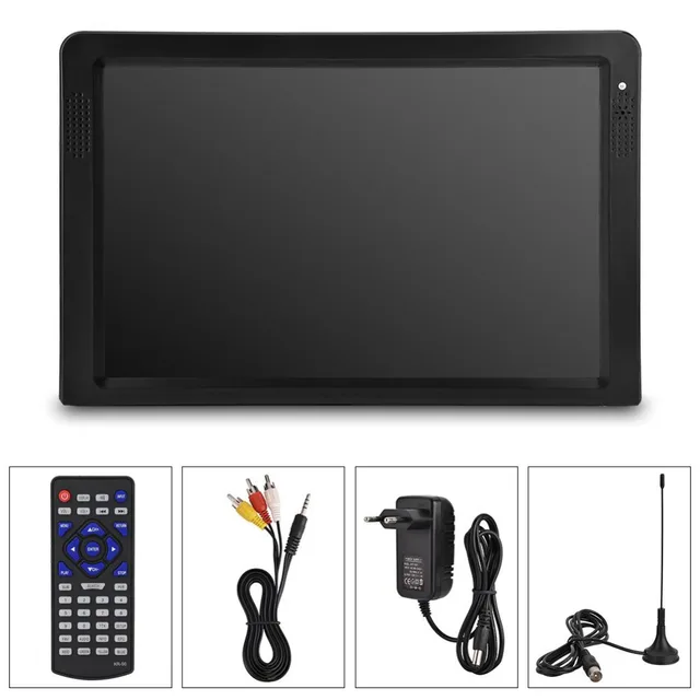 LEADSTAR DVB 12.1 Inches Rechargeable Digital Color TV Television Player TFT-LED Screen