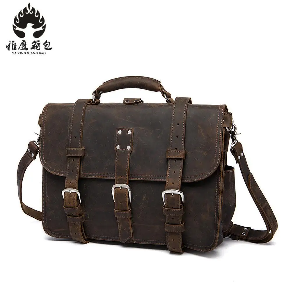 

Men Messenger Bags Male Genuine Leather Men Bag Briefcase Men's Shoulder Leather Laptop Bag Crossbody Bags Handbags Tote