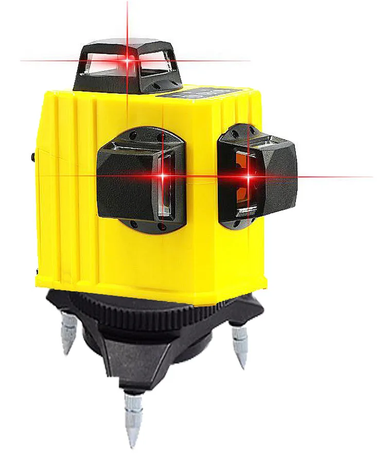 3D Portable mini Laser Levels 360 degree self leveling 12 line Super