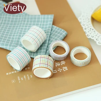 

0.5-4cm*7m Grid stripe board washi tape diy decoration for scrapbooking masking tape adhesive tape kawaii stationery