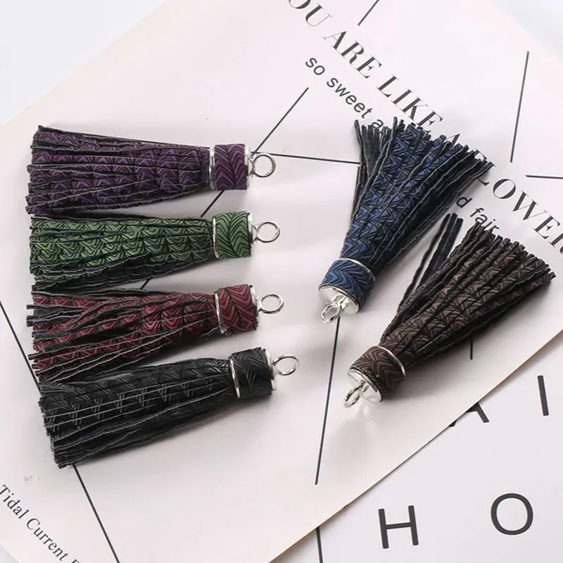 

12pcs/lot Personalized suede tassel Pendants leather tassels for Keychain bag Cellphone Pendant home decoration DIY accessories