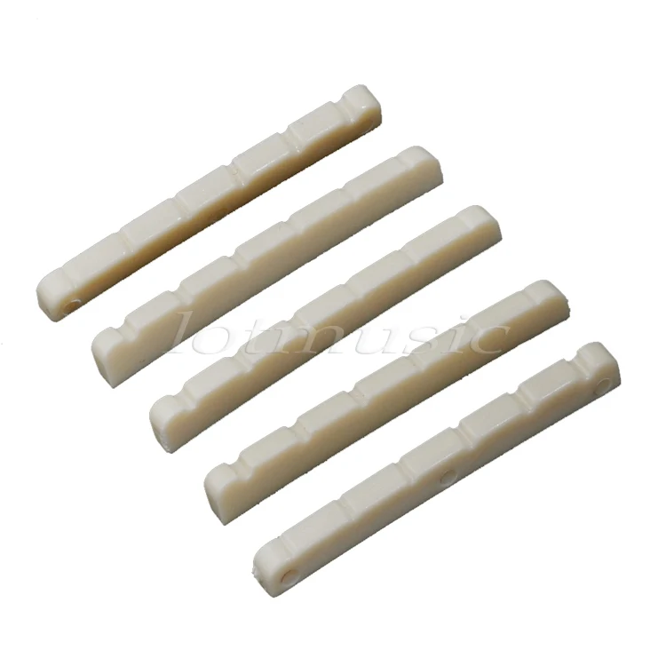 5 Pieces 42X3X5mm ABS Plastic Electric Guitar Nut For Fender Guitar Replacementin Guitar Parts