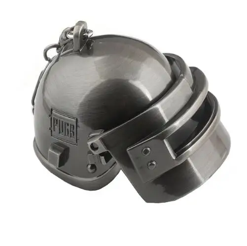 

50pcs/lot Gunblack PUBG Special Corps Level 3 Helmet Keychain Openable Key Ring Key Chain Key Holder Alloy Helmet Keyrings