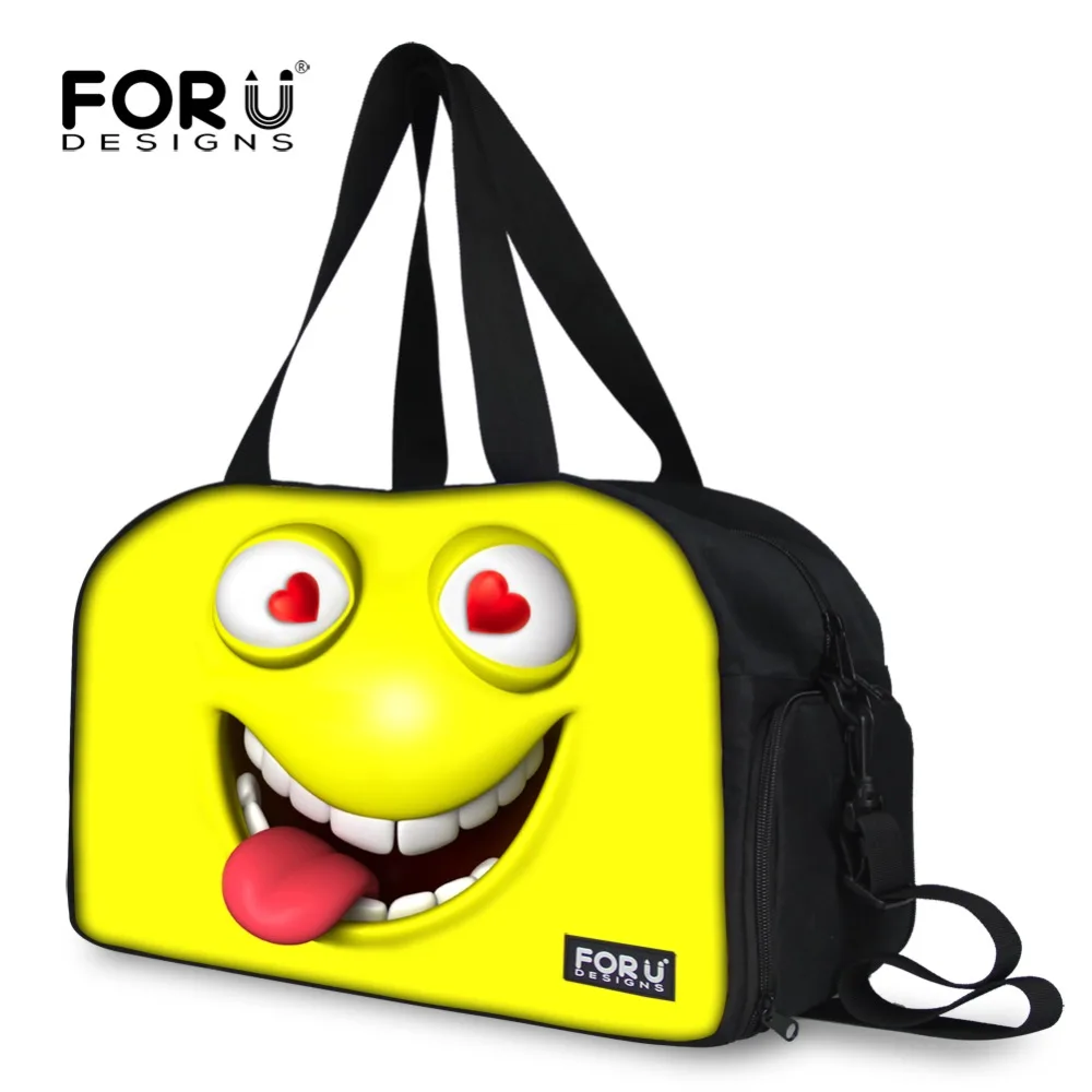 

Brand 3D Emoji Funny Smile Face Print Men's Travel Bag Multi-function Women Travel Duffel Bags Large Capacity Travel Bag Bolsas