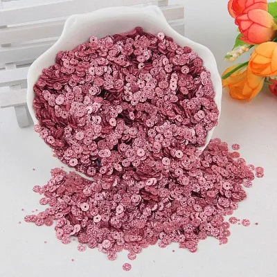 pink 3000 шт(20 г) 4 мм блестки плоские круглые ПВХ блестки для шитья Свадебные украшения Ремесло скрапбук DIY аксессуары - Цвет: pink