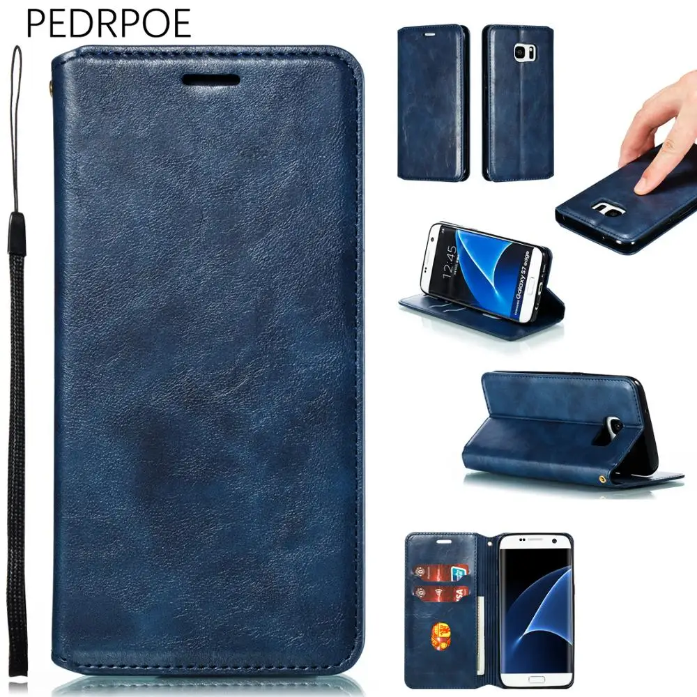 

Luxury Flip Case For Samsung Galaxy S7 Edge Leather Wallet Cover Phone Cases For SAMSUNG S 7 s 7 EDGE edge PU Card Holder Bags