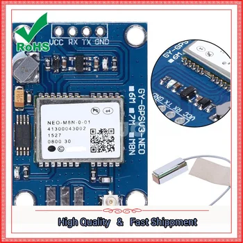 

GYGPSV1 NEO-8M APM2.5 GPS Module Replacement NEO-6M GY-NEO8MV2 type a board