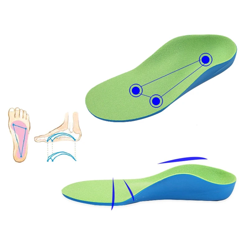 Детские ортопедические стельки для детей обувь плоскостопие поддержка свода стопы ортопедическая колодки коррекция уход за здоровьем ног