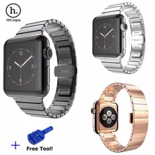 Original HOCO Butterfly Buckle 316L Stainless Steel Link Watchband For Apple Watch Series 2 Strap For iWatch 1st 2nd 42mm Band