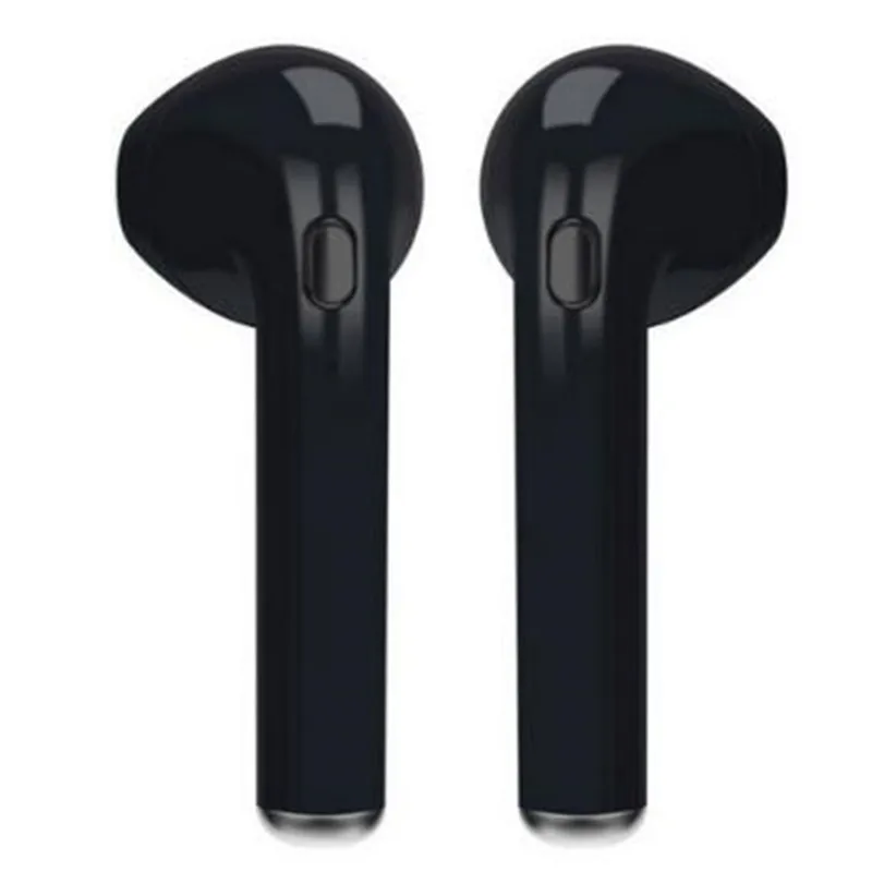 Беспроводные наушники Bluetooth наушники I7 i7s TWS спортивные наушники гарнитура с микрофоном для смартфонов iPhone Xiaomi samsung huawei LG - Цвет: Black with box