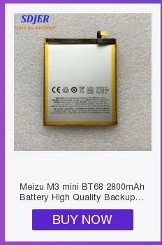 Высокое качество, аккумулятор BA612, запасная батарея 3000 мАч, части батареи для Meizu 5S M5S M612Q M612M, смартфон