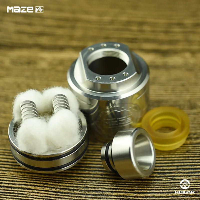 Оригинальный испаритель Hcigar Maze V4 сменный атомайзер 24 мм RDA строительный с двойной