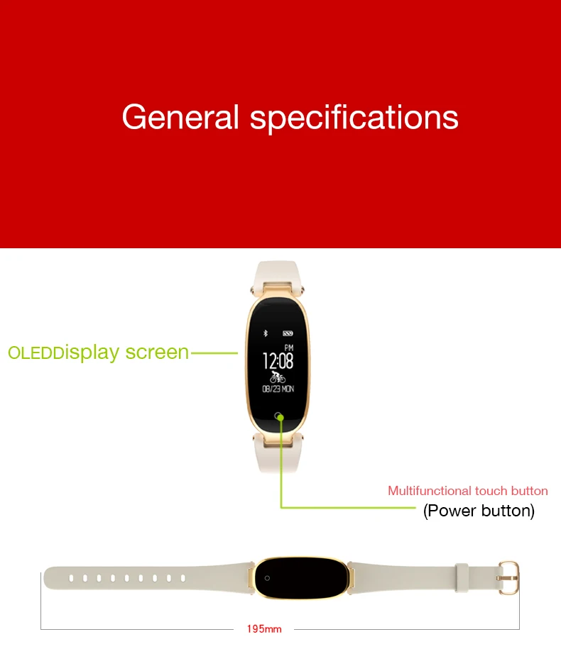 Наручные Смарт-часы S3 Смарт IP67 Фитнес трекер Смарт Браслет для IOS Android телефон леди Для женщин Подарки pulsera inteligente