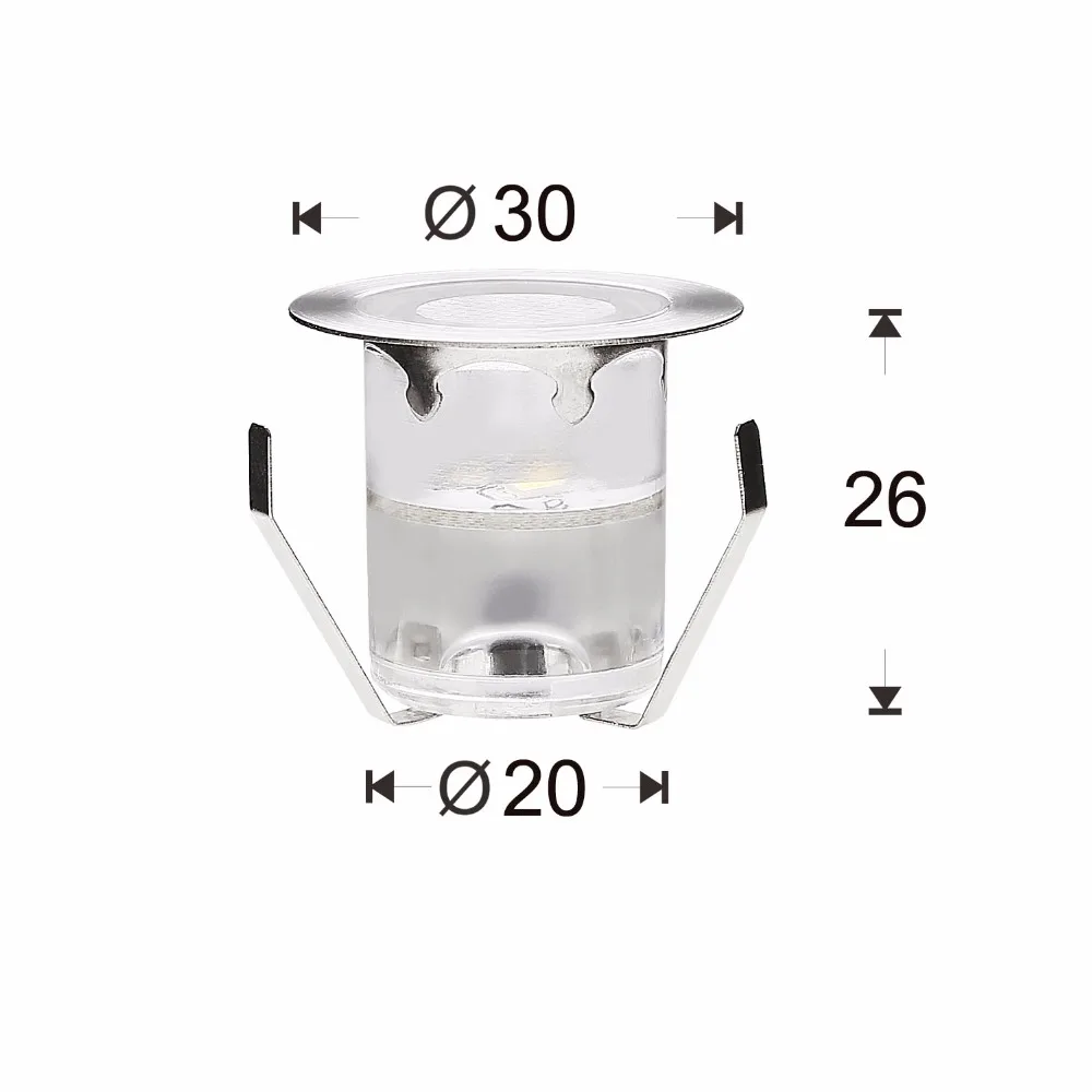 QACA Low voltage 0.6W LED Deck Light Outdoor Garden Patio Stairs Landscape Decor Lighting In ground 30pcs/set B110 30|led deck light|deck lightdeck