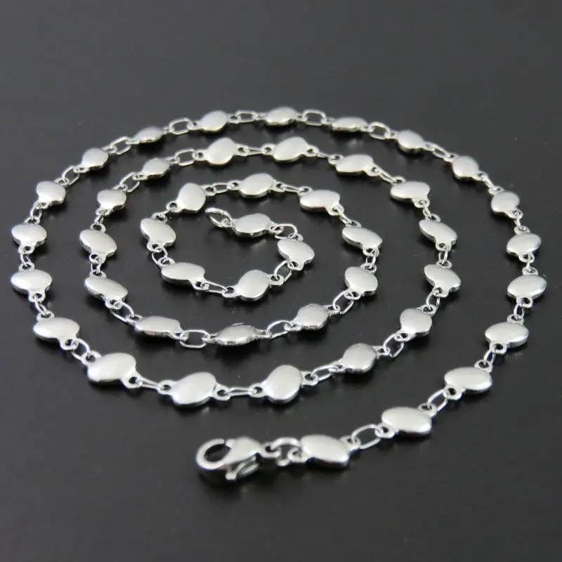 5.2mm Silver Tone High Quality Stainless Steel Women Chain Necklace