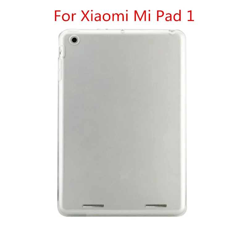 Прозрачный кремний TPU чехол для Xiaomi Mi Pad 4 чехол Защитный ТПУ чехол для задней части планшета чехол для Xiaomi Mi Pad 4 3 2 - Цвет: For Mi Pad 1