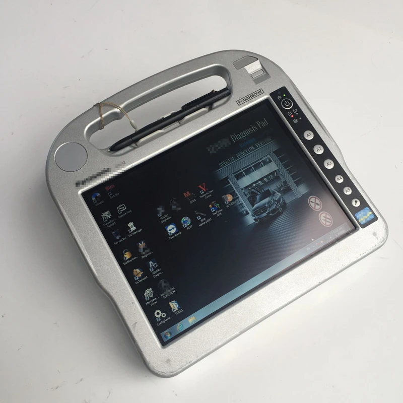 MB Star C5 Compact 5 с программным обеспечением,12 в hht в SSD и cf-h2 ноутбук 4G для авто диагностических инструментов