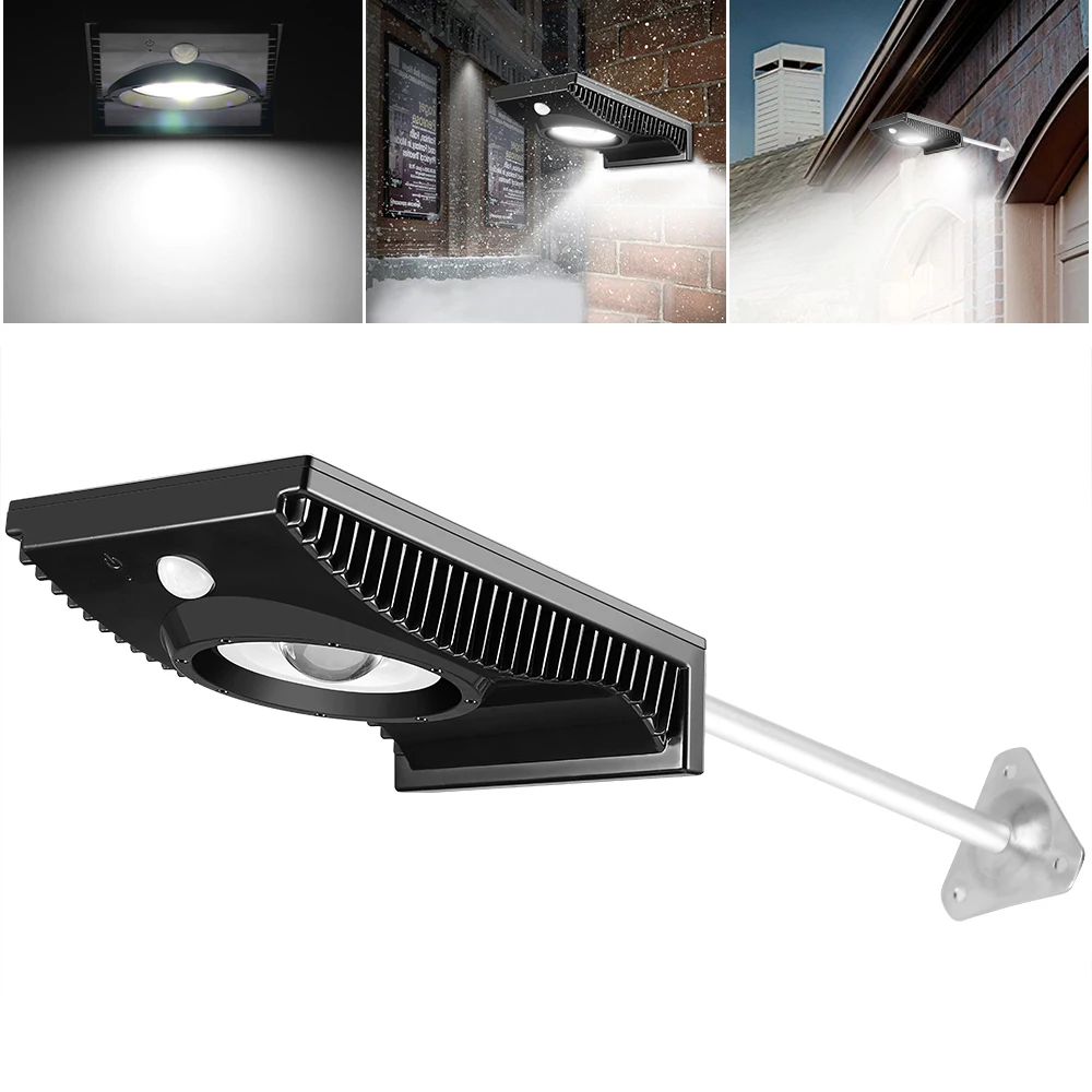 LemonBest Solar Powered LED Motion Sensor Lamp Waterproof Solar Outdoor