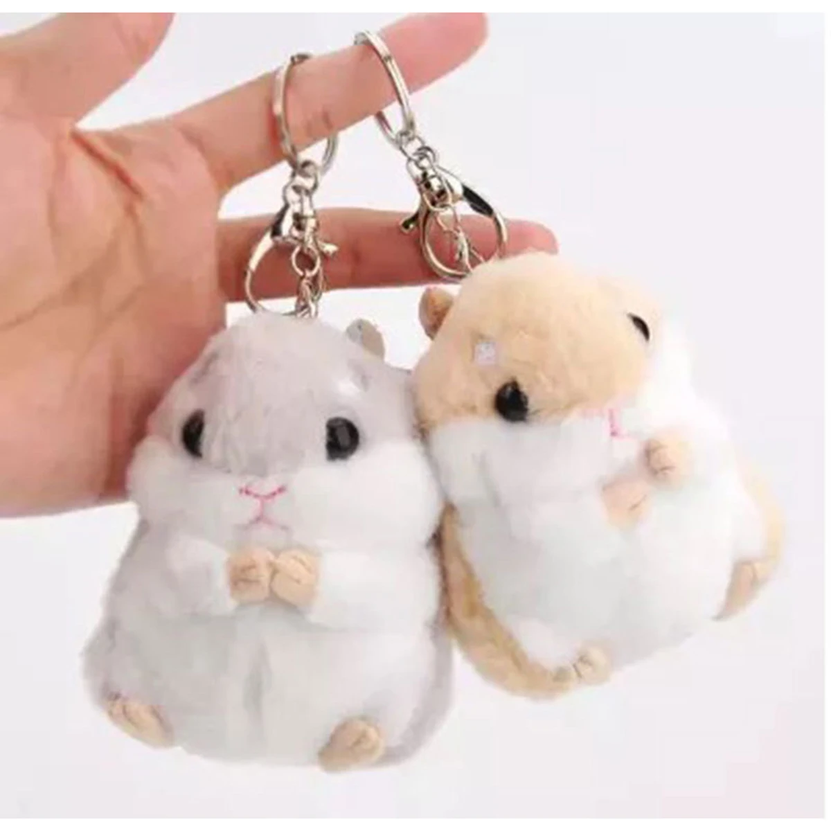 Cute Plush Toy Horse Kawaii Bag Backpack Pendant Key Chain Stuffed Animals Kids Toy Horses For Birthday Present Hamster Doll