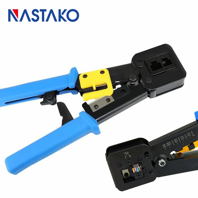 Сетевой Инструмент EZ RJ45 обжимной инструмент плоскогубцы для зачистки сетевого