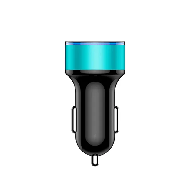 3.1 a podwójny USB ładowarka samochodowa 2 port wyświetlacz LCD 12-24V gniazdo papierosów zapalniczka szybka ładowarka samochodowa zasilacz samochodowy Stylizacja -