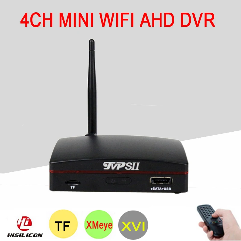 Meilleur 1080 p Caméra de Surveillance XMeye 1080N Hi3520D 4 Canal 4CH Audio 25fps 6 dans 1 WIFI Mini NVR TVI CVI AHD CCTV DVR Livraison Gratuite