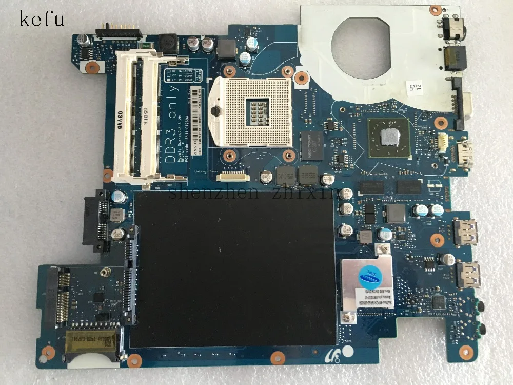 

KEFU For Samsung R440 Laptop motherboard mainboard DDR3 HM55 with graphic BA92-06504A BA92-06504B test good