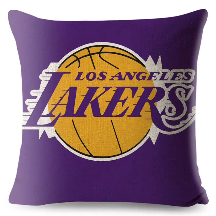 Basketball Team NBA Knight Warriors Pillow Cover 45*45cm Linen Cushion