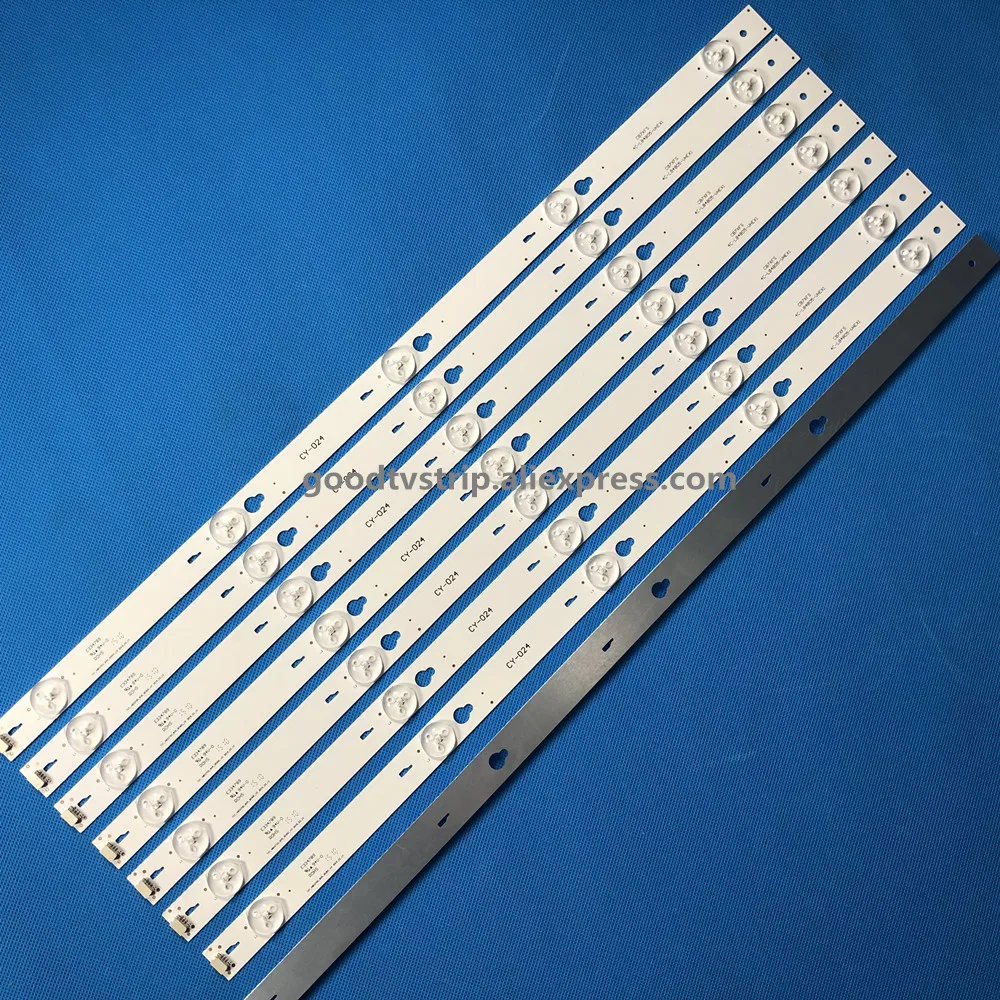 

1set=8pieces for TCL B48A558U D48A810 strip TOT-48D2700-8X5-3030C-V3 YHA-4C-LB4805-YHEX2 TCL D48A810