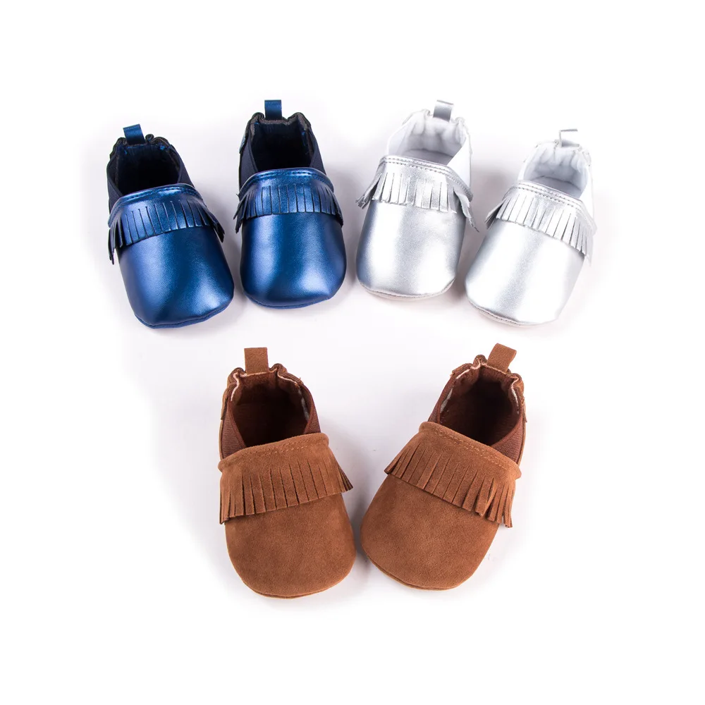 

Elastic band baby shoes Fringed Baby Toddler shoes soft bottom one foot Baby shoes 0-1 Years old