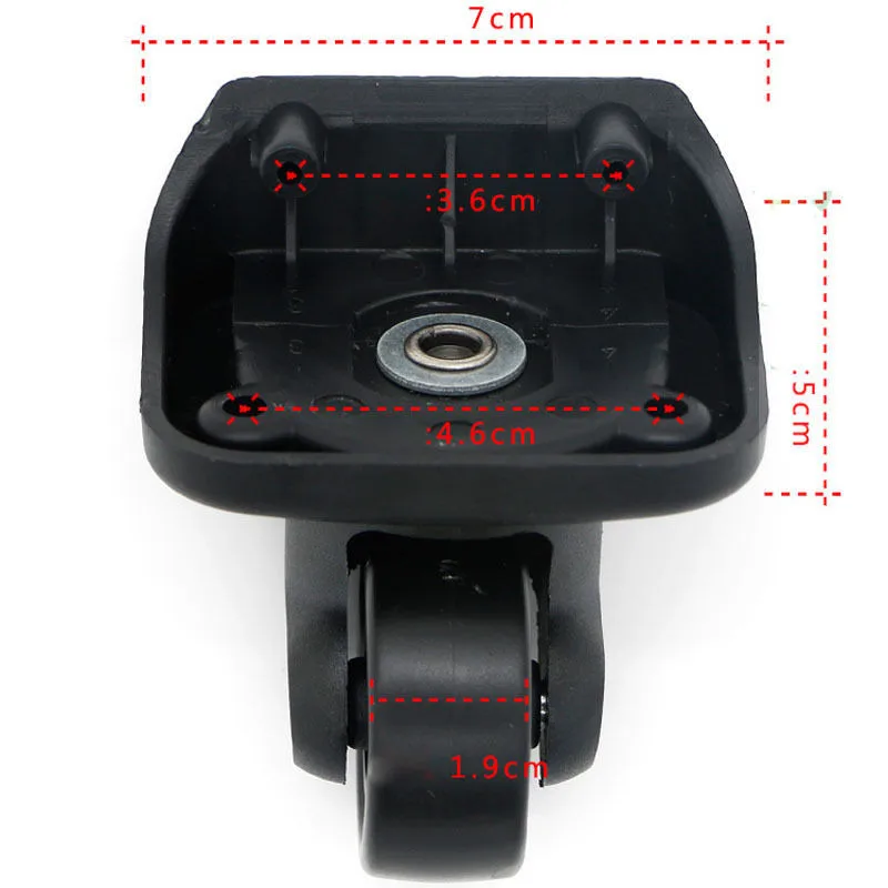 Запасные колеса для чемодана Дорожный чемодан на колесиках сумка Запчасти и аксессуары Универсальный тормоз шумоглушитель колеса W050