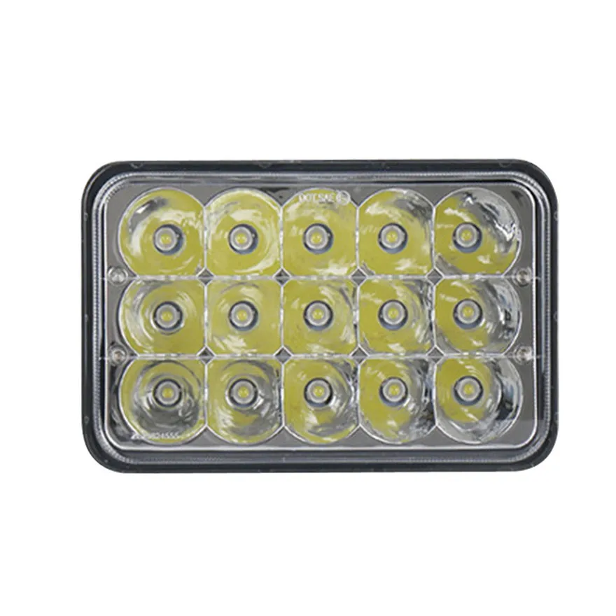 Мощный 1 шт 4x6 яркий светодиодный 45 w фар море светодиодный Hi/Lo пучка лампа для JEEP/WRANGLER практические прочный высокое качество l0509