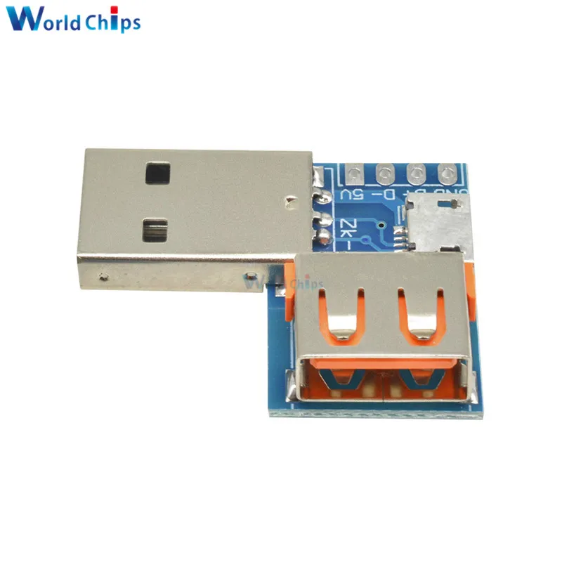 Diymore USB конвертер стандартный тип A гнездовой к Micro 4P Клеммная плата адаптера 2 54 мм